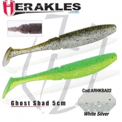 Wobler Herakles GHOST SHAD 5,0cm (White/Silver)
