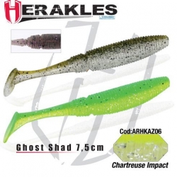 Wobler Herakles GHOST SHAD 7,5cm (Chartreuse Impact)