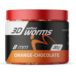 MatchPro TOP WORMS WAFTERS DUO ORANGE-CHOCOLATE 8mm 20g