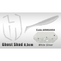 Wobler Herakles GHOST SHAD 10 cm (Smoke/PinkShad)