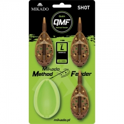 MIKADO KOSZYCZEK METHOD FEEDER SHOT Q.M.F. SET L 3X30G