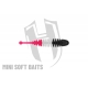 Herakles Mini Soft Baits- RINGO (42mm) kolor BLACK WHITE PINK