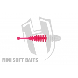 Herakles Mini Soft Baits- RINGO (42mm) kolor White Pink