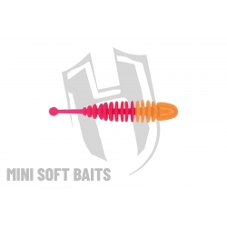 Herakles Mini Soft Baits- RINGO (65mm) kolor Orange Pink