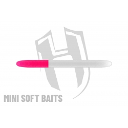 Herakles Mini Soft Baits RDB WORM (60 mm) kolor WHITE PINK