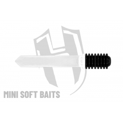 Herakles Mini Soft Baits- TAD (75mm) kolor Black White