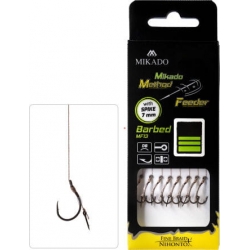 Mikado - Przypon MF z Igła hak z zadziorem nr 12 / plecionka 0.12 mm/10cm