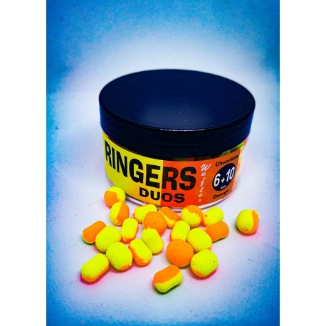 Ringers Duos Wafters Pink-Orange 6/10 mm