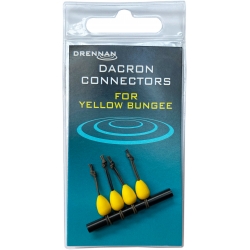 Drennan - Dacron Connectors Medium Yellow 4szt