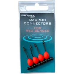 Drennan - Dacron Connectors Medium Yellow 4szt