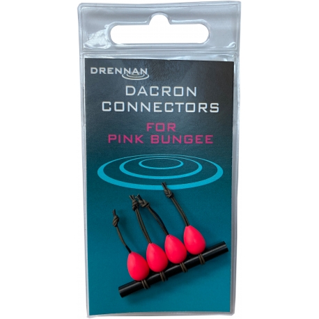 Drennan - Dacron Connectors Medium Yellow 4szt