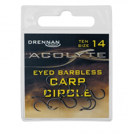 Drennan - Haczyki nr 16 ACOLYTE CARP CIRCLE 10szt.