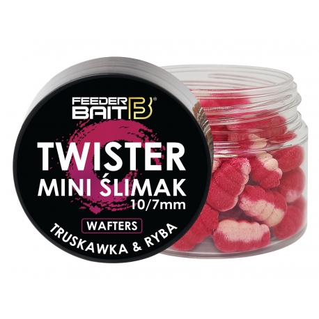 Mini Ślimak Wafters - Truskawka & Ryba - Feeder Bait