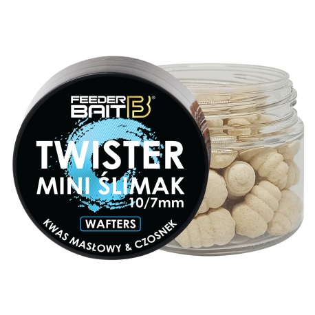 Mini Ślimak Wafters - Kwas Masłowy & Czosnek - Feeder Bait