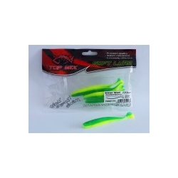 Top Mix Shiner Shad Zielono-Żółty 100 mm