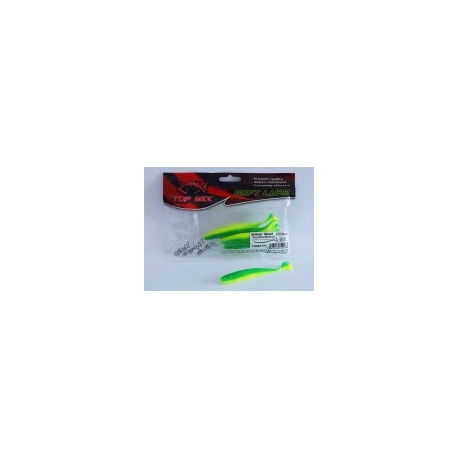 Top Mix Shiner Shad Zielono-Żółty 100 mm
