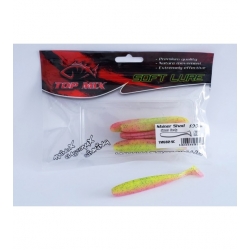 Top Mix Shiner Shad Różowo-żółty 100 mm