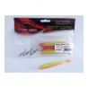 Top Mix Shiner Shad Różowo-żółty 100 mm
