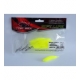 Top Mix Shiner Worm Żółty fluo60 mm