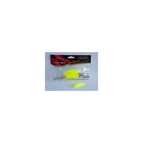 Top Mix Shiner Worm Żółty fluo60 mm