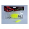 Top Mix Shiner Worm Żółty fluo60 mm