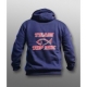 Bluza z kapturem Team Top Mix w kolorze niebieskim - XL