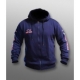 Bluza z kapturem Team Top Mix w kolorze niebieskim - XL