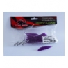 Top Mix Shiner Worm Fioletowo-Czerwony 60 mm