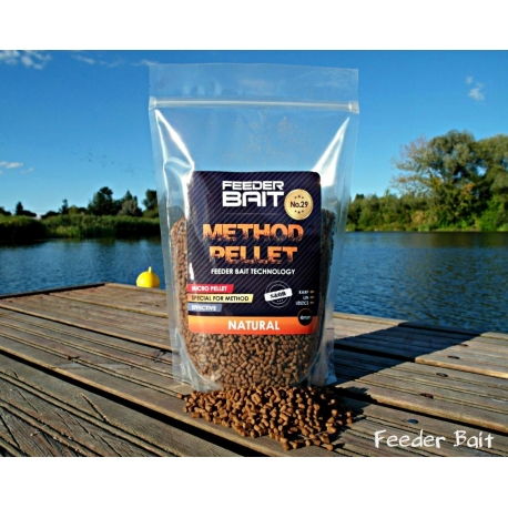 Feeder Bait Method Pellet Natural 4mm - pellet