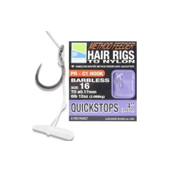 Preston Innovations Method Feeder Hair Rigs Quickstops 6"(10cm) - przypony