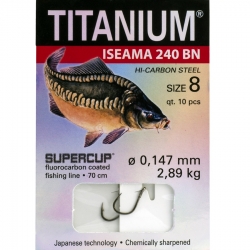 Titanium Haczyk karp-240BN z przyponem