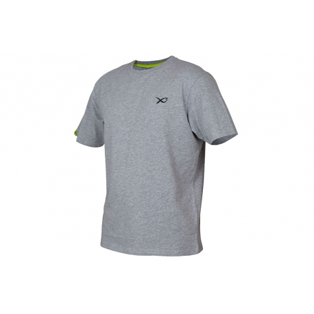 MATRIX MINIMAL LIGHT GREY MARL T-SHIRT ROZM L