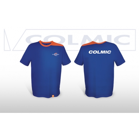 Colmic T-SHIRT BLUE-ORANGE